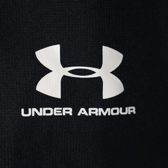 Under Armour Black Hooded Windbreaker Jacket – Athletic Zip Up (Men’s S) - Picture 5 of 12